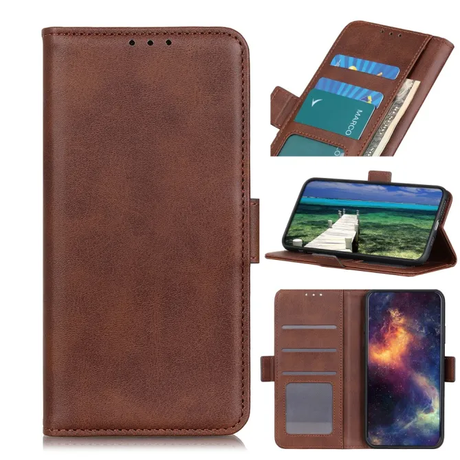 Étui portefeuille revêtement simili cuir mat pour Xiaomi 17T Pro