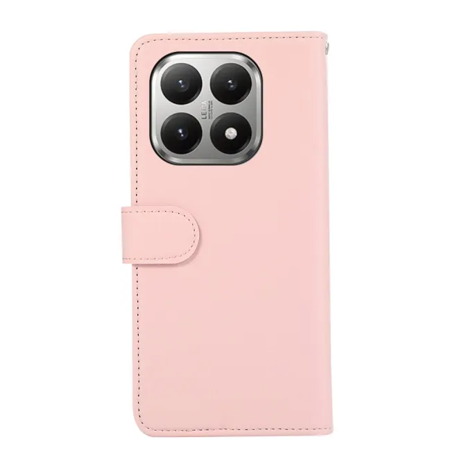 Housse Xiaomi 17T Pro rabat simili cuir lisse porte-cartes