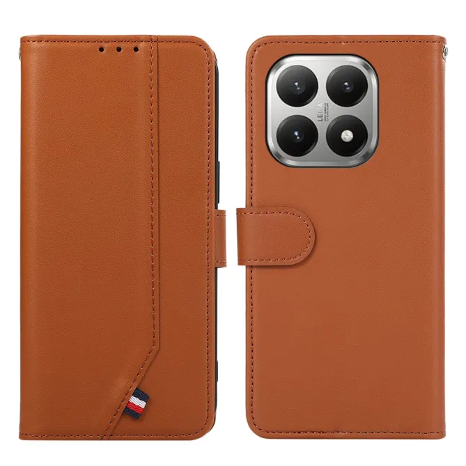 Housse Xiaomi 17T Pro rabat simili cuir lisse porte-cartes