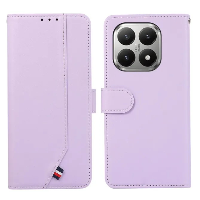 Housse Xiaomi 17T Pro rabat simili cuir lisse porte-cartes