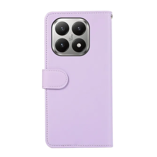 Housse Xiaomi 17T Pro rabat simili cuir lisse porte-cartes