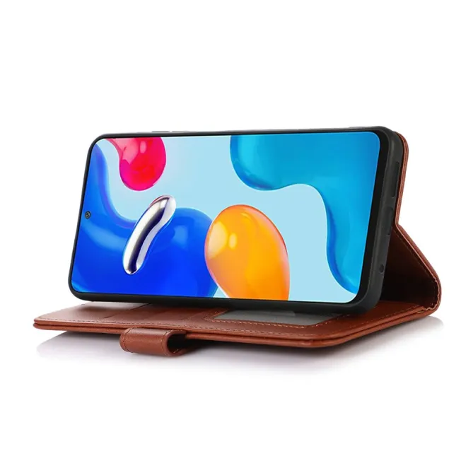 Housse Xiaomi 17T Pro Simili Cuir Daim avec 4 Emplacements Marron - photo 3