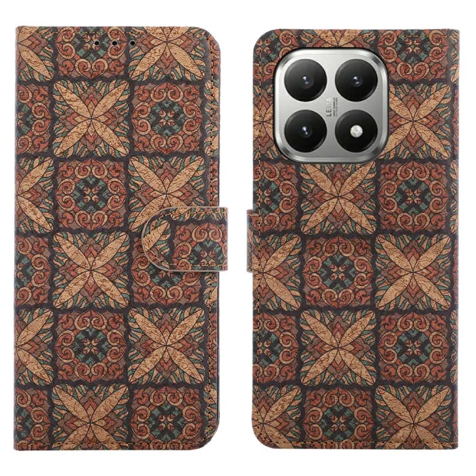 Housse Xiaomi 17T Pro motif bohème ethnique simili cuir