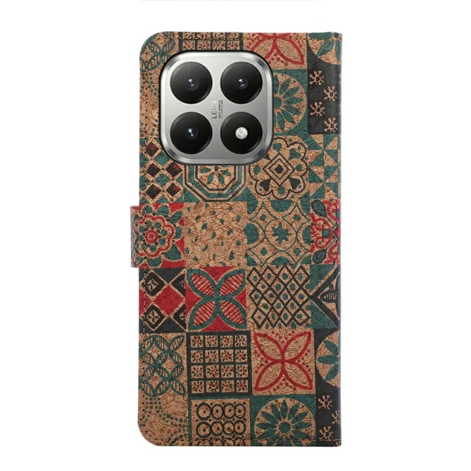 Housse Xiaomi 17T Pro Motif Carreaux Zellige Simili Cuir