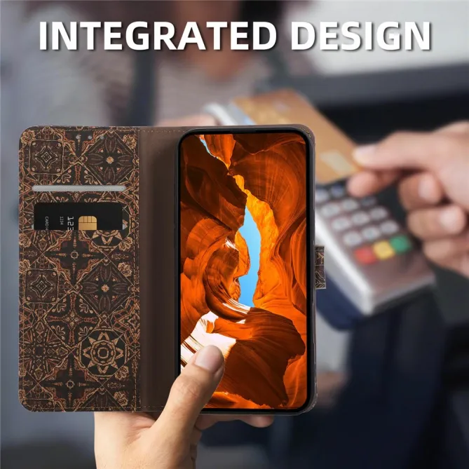 Housse Xiaomi 17T Pro Motif Totem Aztèque Simili Cuir - photo 4