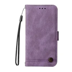Housse Xiaomi 17T Pro Skin Touch simili cuir ciré Violet clair - photo 5