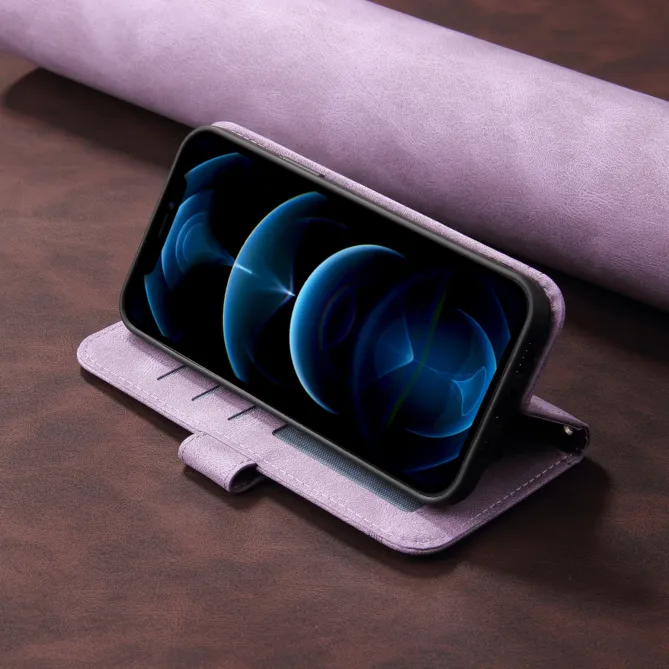 Housse Xiaomi 17T Pro Skin Touch simili cuir ciré Violet clair - photo 7