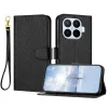 Housse Xiaomi 17T Simili Cuir Grain Litchi avec Dragonne