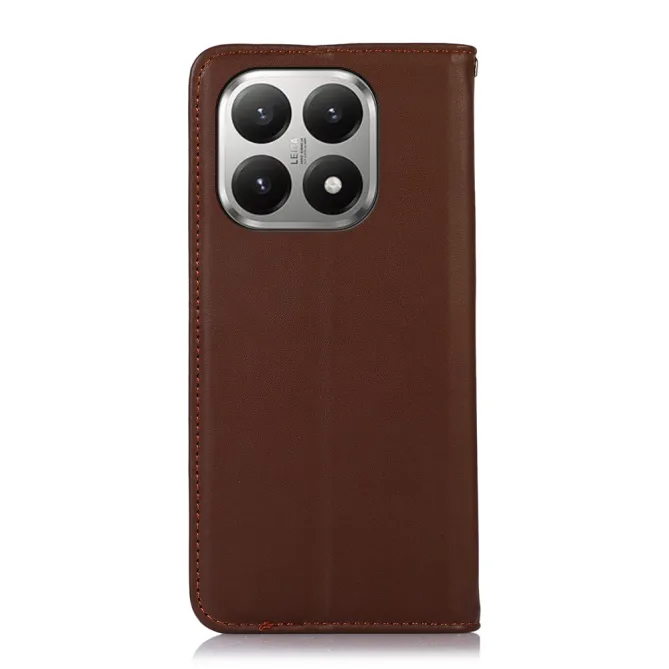 Housse Xiaomi 17T Pro cuir véritable Nappa RFID rabat flip