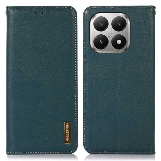 Housse Xiaomi 17T Pro cuir véritable Nappa RFID rabat flip