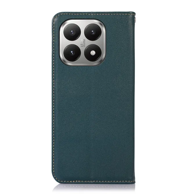 Housse Xiaomi 17T Pro cuir véritable Nappa RFID rabat flip