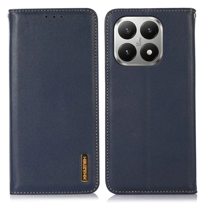 Housse Xiaomi 17T Pro cuir véritable Nappa RFID rabat flip