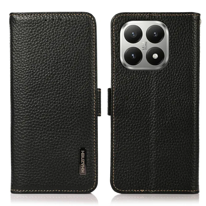 Housse Xiaomi 17T Pro KHAZNEH cuir grainé