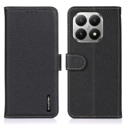 Housse Xiaomi 17T Pro Cuir Grainé First Litchi Véritable