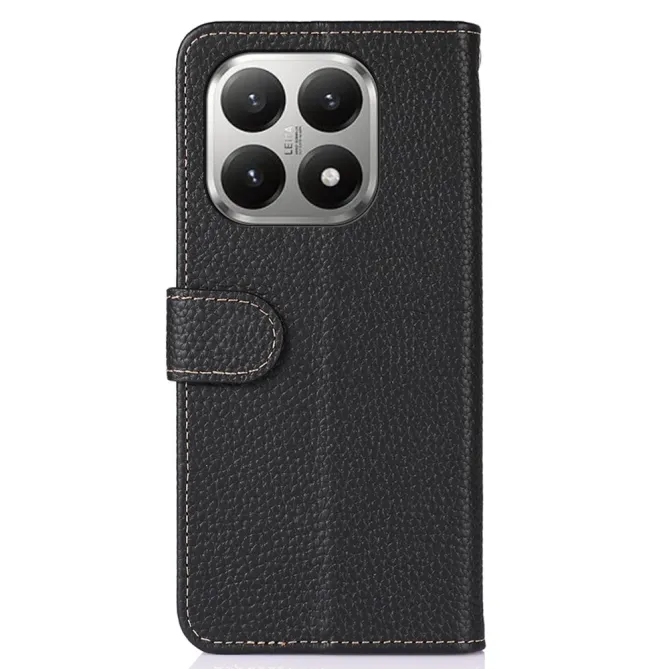 Housse Xiaomi 17T Pro Cuir Grainé First Litchi Véritable