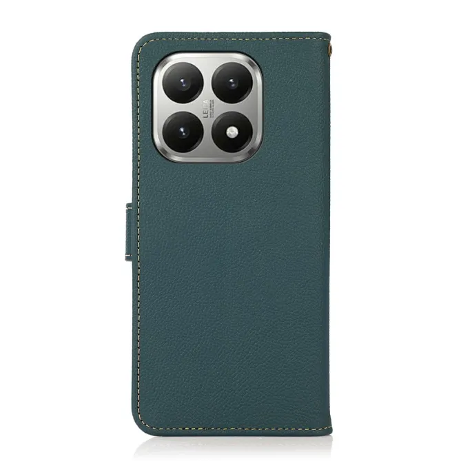 Housse Xiaomi 17T Pro KHAZNEH Portefeuille RFID Cuir Véritable