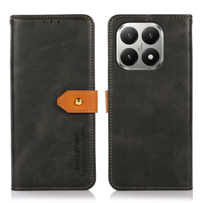 Housse Xiaomi 17T Pro KHAZNEH Folio Flip Languette Contrastée
