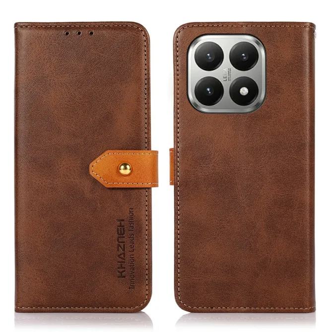 Housse Xiaomi 17T Pro KHAZNEH Folio Flip Languette Contrastée