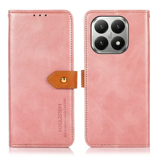 Housse Xiaomi 17T Pro KHAZNEH Folio Flip Languette Contrastée