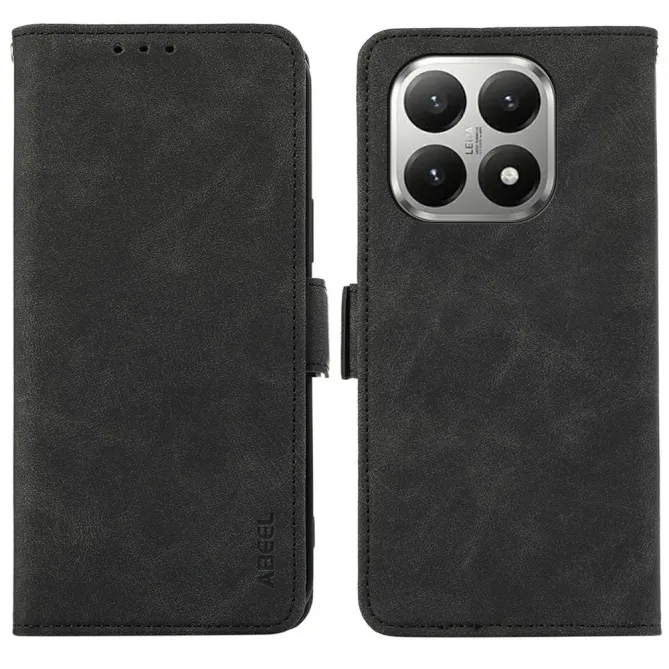 Housse Xiaomi 17T Pro Stand Portefeuille Shadow Noir