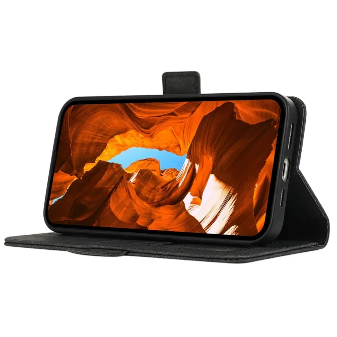 Housse Xiaomi 17T Pro Stand Portefeuille Shadow Noir - photo 3