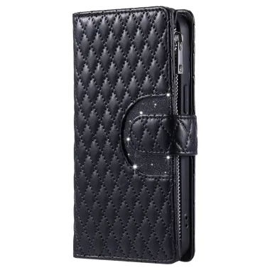 Housse Xiaomi 17T Pro matelassée zippée porte-cartes dragonne