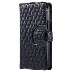 Housse Xiaomi 17T Pro matelassée zippée porte-cartes dragonne