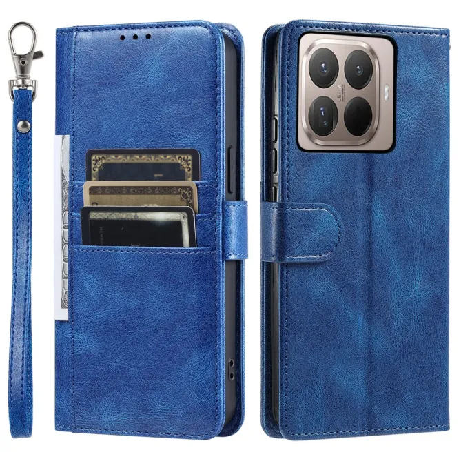Housse Xiaomi 17T Portefeuille Maxi Simili Cuir avec Dragonne