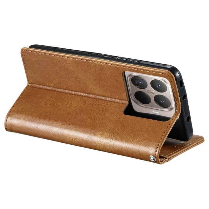 Housse Xiaomi 17T Portefeuille Maxi Simili Cuir avec Dragonne