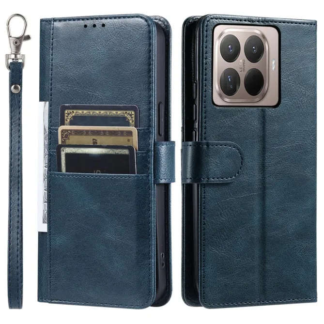 Housse Xiaomi 17T Portefeuille Maxi Simili Cuir avec Dragonne