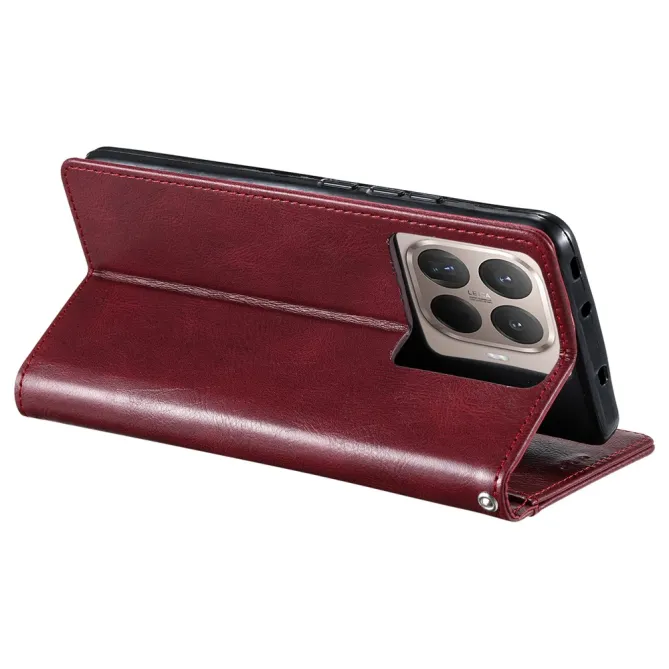 Housse Xiaomi 17T Portefeuille Maxi Simili Cuir avec Dragonne