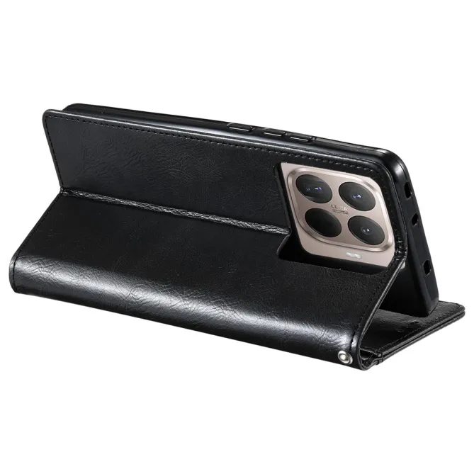 Housse Xiaomi 17T Portefeuille Maxi Simili Cuir avec Dragonne
