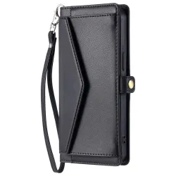 Housse Xiaomi 17T design enveloppe porte-cartes dragonne