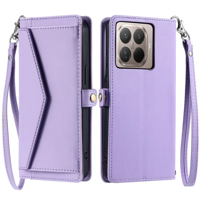 Housse Xiaomi 17T design enveloppe porte-cartes dragonne