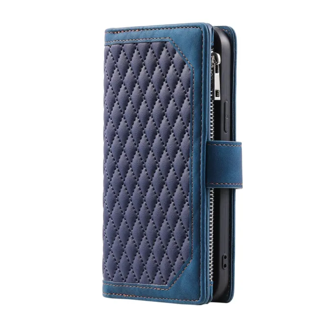 Housse Xiaomi 17T portefeuille zippé 9 cartes dragonne