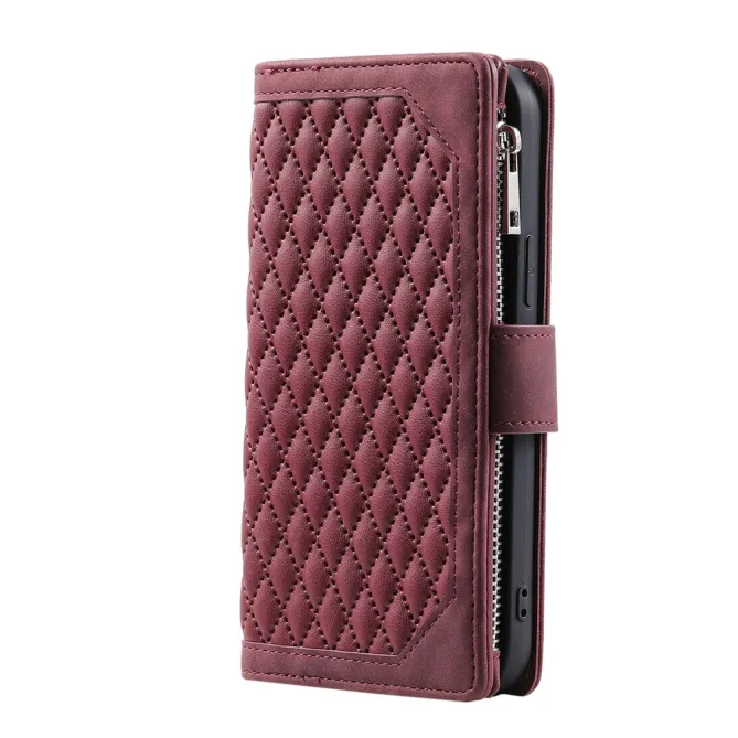 Housse Xiaomi 17T portefeuille zippé 9 cartes dragonne
