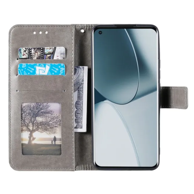 Housse Xiaomi 17T mandala soleil relief porte-cartes folio