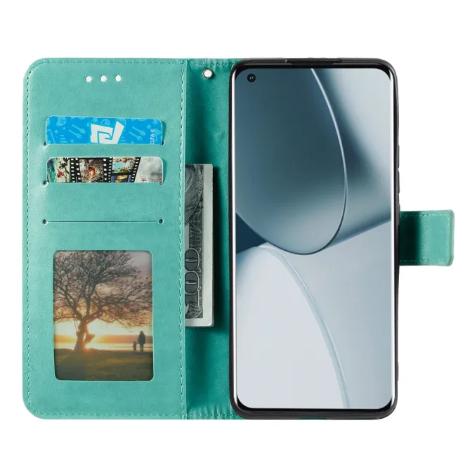 Housse Xiaomi 17T mandala soleil relief porte-cartes folio