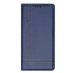 Flip Cover Xiaomi 17T Lignes Structurées avec Porte-Cartes