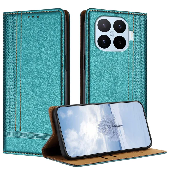 Flip Cover Xiaomi 17T Lignes Structurées avec Porte-Cartes