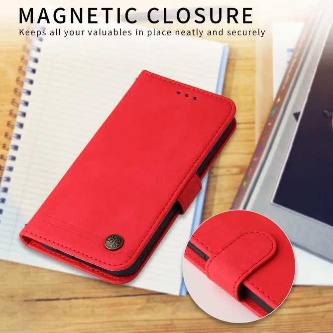 Housse Xiaomi 17T toucher peau ciré médaillon arbre de vie