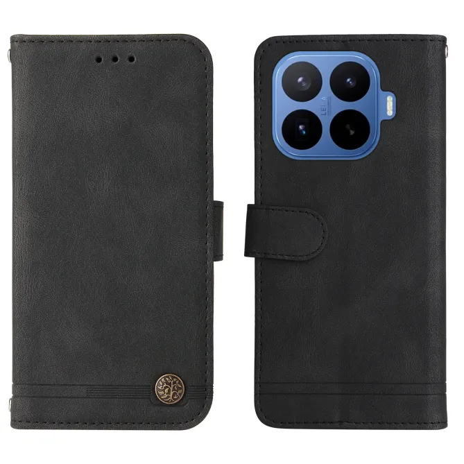 Housse Xiaomi 17T toucher peau ciré médaillon arbre de vie
