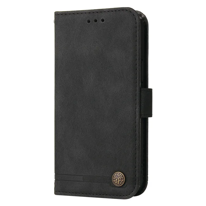 Housse Xiaomi 17T toucher peau ciré médaillon arbre de vie