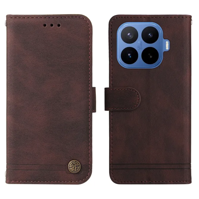 Housse Xiaomi 17T toucher peau ciré médaillon arbre de vie