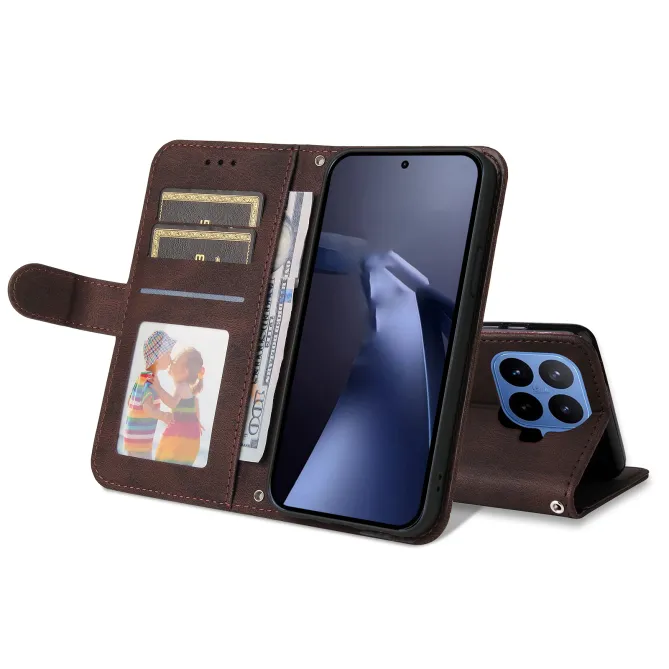 Housse Xiaomi 17T toucher peau ciré médaillon arbre de vie