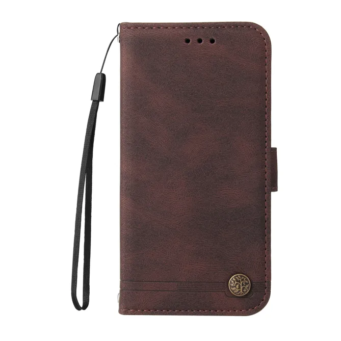 Housse Xiaomi 17T toucher peau ciré médaillon arbre de vie