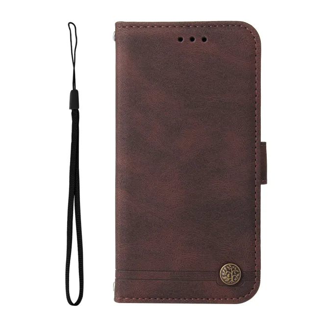 Housse Xiaomi 17T toucher peau ciré médaillon arbre de vie