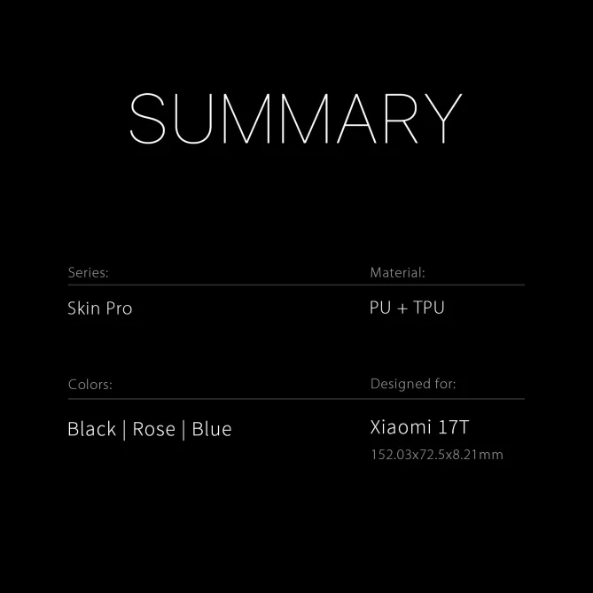 Flip Cover Xiaomi 17T Pro Revêtement Satiné