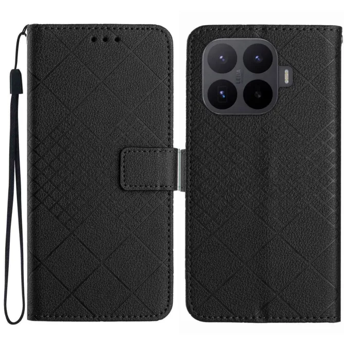 Housse Xiaomi 17T Folio Losange Embossé Porte-Cartes