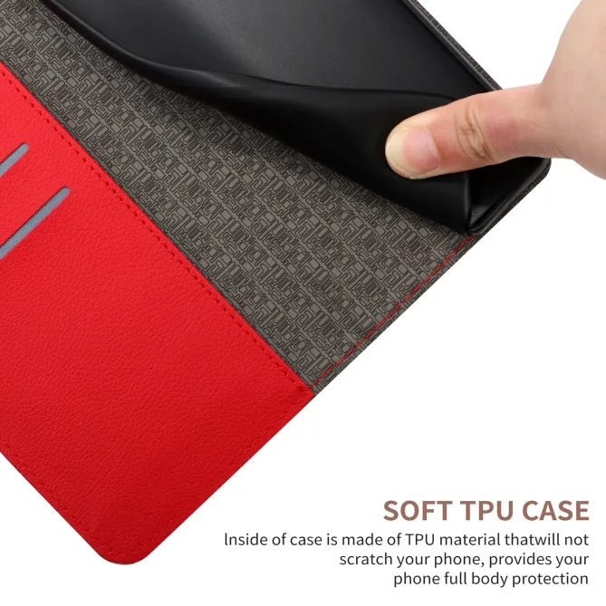 Housse Xiaomi 17T Folio Losange Embossé Porte-Cartes